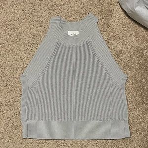 Aritiza Wilfred Crevier Knit Top- Gray